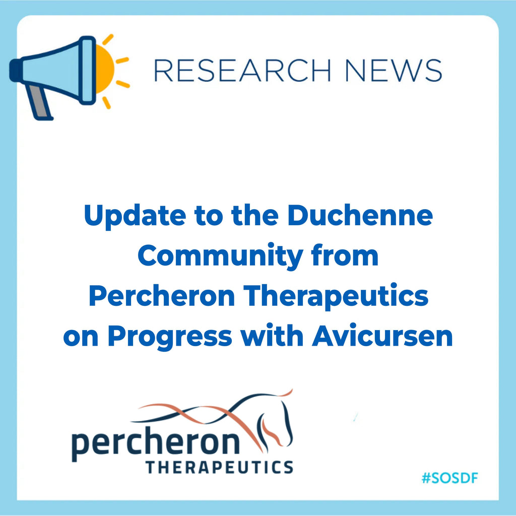 Update to the Duchenne  Community from  Percheron Therapeutics  on Progress with Avicursen