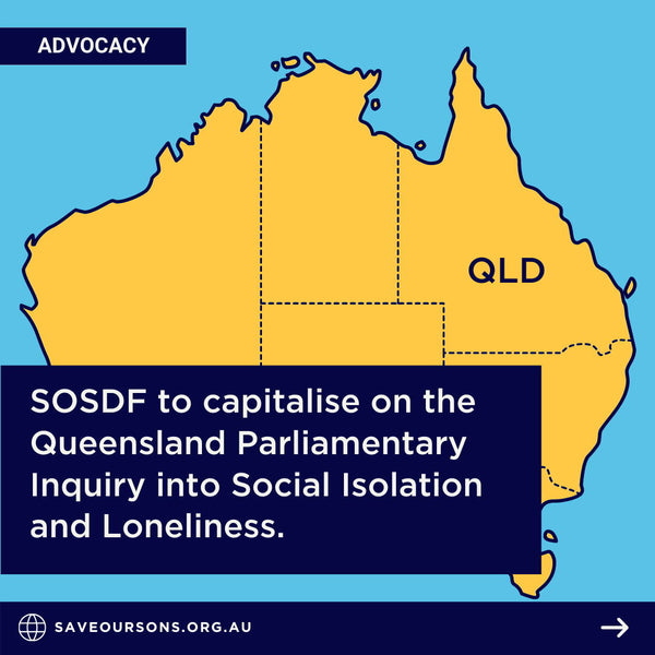 SOSDF to capitalise on the Queensland Parliamentary Inquiry into Social Isolation and Loneliness